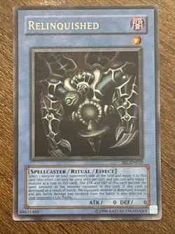 Yu-Gi-Oh! TCG Relinquished Spell Ruler SRL-EN029 Unlimited Ultra Rare LP - Image 1