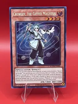 Crowley, the Gifted Magistus BLMM-EN044 Battles of Legend: Monster Mayhem 1st... - Image 1