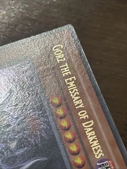 Gorz the Emissary of Darkness YR01-EN003 Promo Limited Edition Ultra Rare LP - Image 2