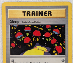 2000 Trainer Sleep! #79 Team Rocket Regular Pokemon Card Common 1st Edition - Image 3
