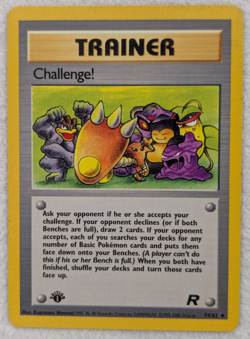 2000 Trainer Challenge! #74 Team Rocket Regular Pokemon Card UC 1st Edition - Image 2