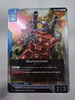 Guncannon Foil - GD01-004 NM - Gundam TCG Card Game - Image 1