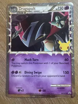 Dragapult (Prime) SWSH132 Holo JUMBO Card Pokemon TCG Heavily Played Damaged - Image 1