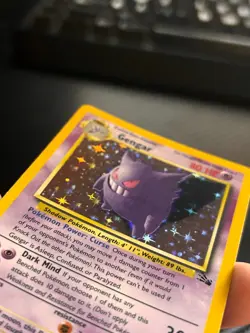 NM Gengar 5/62 Fossil Holo Vintage Clean Card Pokemon READ DESC - Image 5