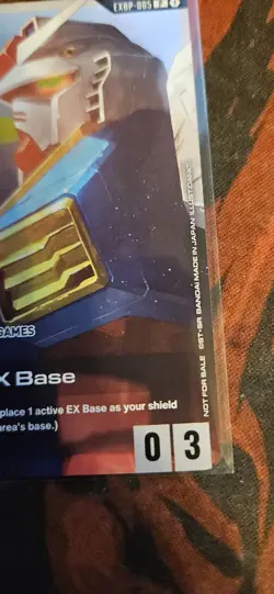 EX Base EXBP-005 Gundam TCG Bandai Card Games Fest 25-26 Promo - Image 4