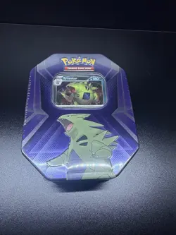 Pokemon Triple Whammy TYRANITAR Tin 3 Booster Packs 3 Foil Cards TCG New Sealed - Image 2