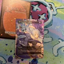 Heroic Intervention Full Art Foil Mtg Play Test Card Rimuru Tempest - Image 2