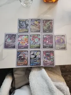 Lot of 12 V Pokemon Cards Varies In Condition - Image 1