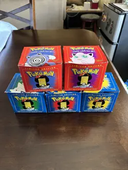 1999 Pokemon Burger King 23K Gold Plated Trading Card w/ Box Pokeball Set of 5 - Image 2