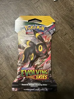 Pokemon TCG Sword and Shield Evolving Skies Booster Pack 1 pack 10 cards - Image 1