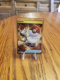 Switch 206/165 Gold Hyper Rare Holo Card Scarlet & Violet 151 Series - Image 1