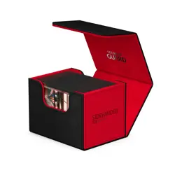 ULTIMATE GUARD SYNERGY BLACK / RED 100+ SIDEWINDER DECK CASE Card Storage Box - Image 5