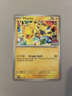 Pokemon Pikachu TCG Promo Card SVP225 2025 World Championships - Image 1