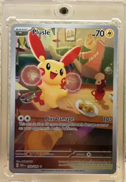 Plusle 193/182 Minun 194/182: Paradox Rift Illustration Card Set NM Condition - Image 3