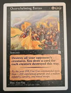 Overwhelming Forces Portal Three Kingdoms MTG Regular (2 Cards) - Image 3