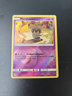 Marshadow 103/236 Reverse Holo Cosmic Eclipse Pokemon Card - Image 1