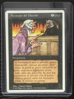 Magic MTG Italian Revised Demonic Attorney Artist Proof Near Mint Only 50 Exist! - Image 3