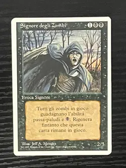 Magic MTG Italian Revised Zombie Master Artist Proof Near Mint - Only 50 Exist! - Image 1