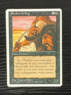 Magic MTG Italian Revised Erg Raiders Artist Proof Near Mint - Only 50 Exist! - Image 1