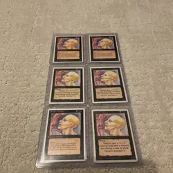 Lot of (6) 1995 Magic The Gathering Sengir Vampire Summon Vampire RARE - Image 1