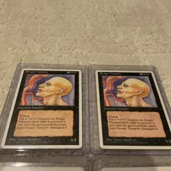 Lot of (6) 1995 Magic The Gathering Sengir Vampire Summon Vampire RARE - Image 4