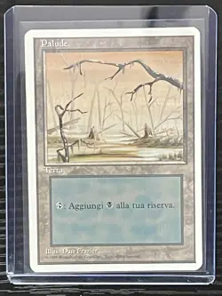 Magic MTG Italian Revised Swamp Artist Proof Near Mint - Only 50 Exist! - Image 3