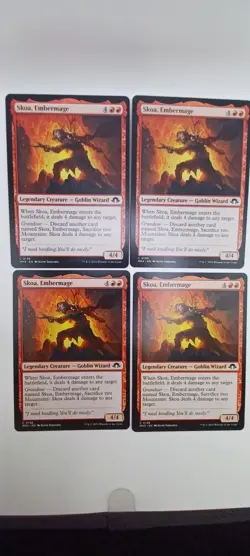 MTG Skoa, Embermage X 4 - Common, NM/M - Image 1