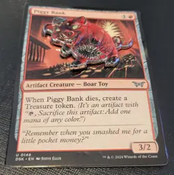 MTG RARE Piggy Bank Mystery Pin - Magic Con Las Vegas 2024 Magic The Gathering - Image 2