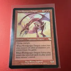 Magic the Gathering MTG Worldgorger Dragon (103) Judgment LP - Image 1