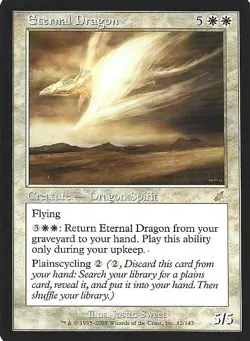 MTG Eternal Dragon Regular Rare Scourge Magic the Gathering - Image 1