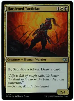 Hardened Tactician (Foil) - 0191 - Tarkir Dragonstorm - MTG - NM/M - Image 1
