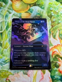Ninja of the Deep Hours (Foil) MTG: Secret Lair *Pack Fresh* - Image 1