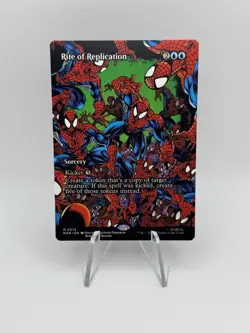 Rite of Replication Borderless - MAR 0014 - NM - MTG Spider Man Marvel Magic - Image 1