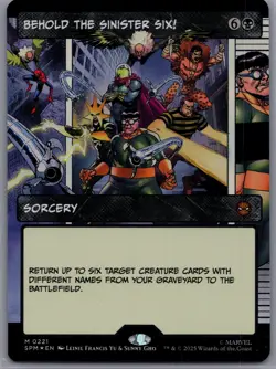 Behold the Sinister Six! (Borderless) Marvel's Spider-Man Foil - Image 1