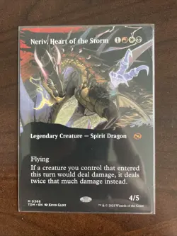 Neriv, Heart of the Storm (Borderless) Tarkir: Dragonstorm Regular - Image 1