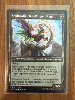 MTG Sephiroth, Fabled SOLDIER - One Winged Angel Final Fantasy Regular Mythic - Image 2