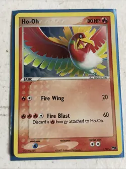Ho-Oh 1/17 Holo Rare - Pop Series 5 - Pokemon TCG Card - MP - Image 1