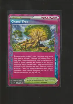 Grand Tree 136/142 Pokemon Stellar Crown Ace Spec Trainer NM - Image 1