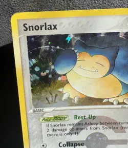 Snorlax 15/112 FireRed & LeafGreen Reverse Holo Pokemon TCG Heavily Played - Image 2