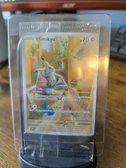 2024 Pokemon Mimikyu SEALED Pokemon Center Promo 075 SVP Paldean Fates FREE SHIP - Image 1