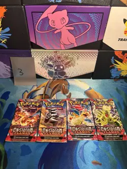 Pokemon SV Obsidian Flames Booster Pack - ART SET (Set Of 4) - Image 1