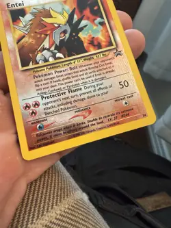 Pokemon TCG Entei 34 Black Star Promo Holo NM- Condition - Image 3