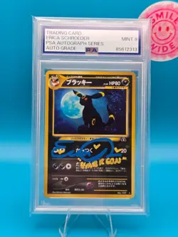 PSA Auto 9 - 2000 Pokemon Japanese, Umbreon-Holo, Erica Schroeder Autograph - Image 1