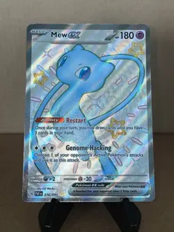 Pokemon TCG Mew EX #216/091 Paldean Fates Shiny Ultra Rare - Image 1
