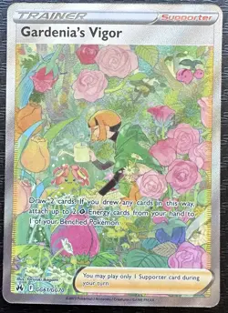 Gardenia's Vigor GG61/GG70 Pokemon Crown Zenith: Galarian Gallery Holo NM - Image 3