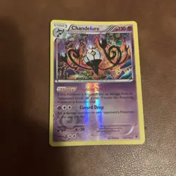 Phantom Forces XY #43/119 Chandelure Pokemon TCG Reverse Holo Rare Light Play - Image 1