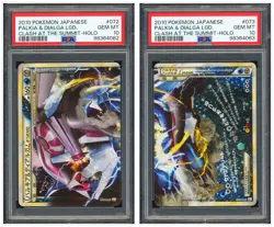 Pokemon PSA10*2 Palkia & Dialga Legend Holo 2010 072/080 & 073/080 L3 Japanese - Image 2