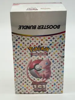 Pokemon TCG Scarlet & Violet 151 MEW EN Booster Bundle Display SEALED - Image 1