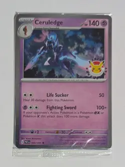 040/091 Ceruledge 2024 Sealed EB Games Promo NM Pokemon TCG - Image 1