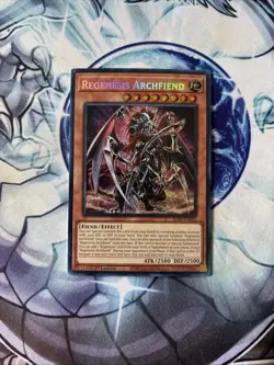 (ALIN) Yu-Gi-Oh Regenesis Archfiend Secret Rare Card Alin-En016 Alliance 1st VLP - Image 1